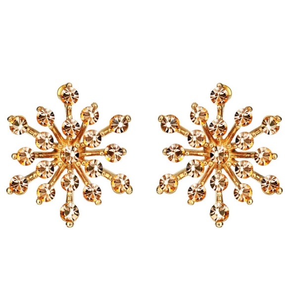 🎁 Swarovski Crystals The Cari Starburst Earrings - Picture 1 of 5